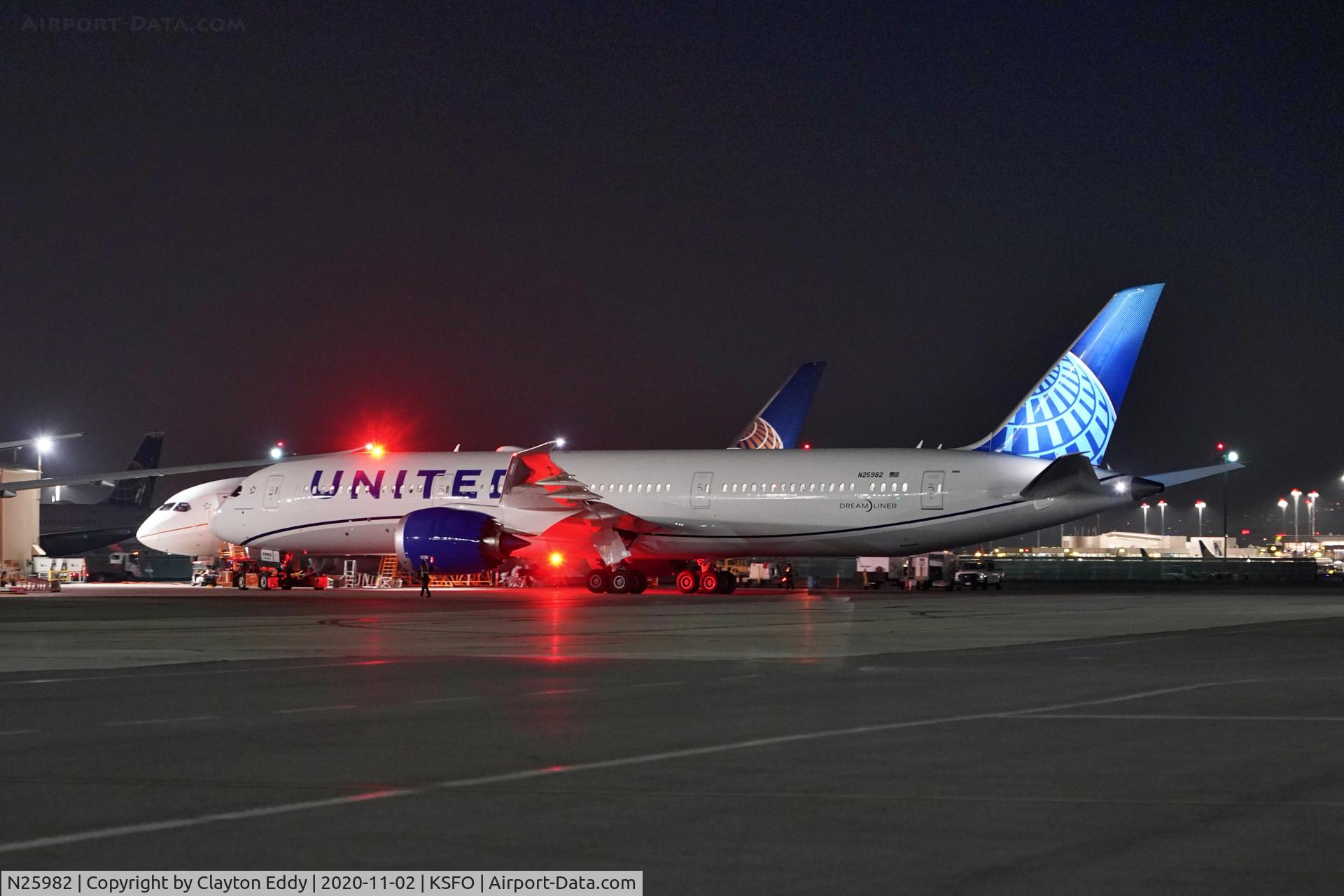 N25982, 2020 Boeing 787-9 Dreamliner Dreamliner C/N 66139, SFO 2020.