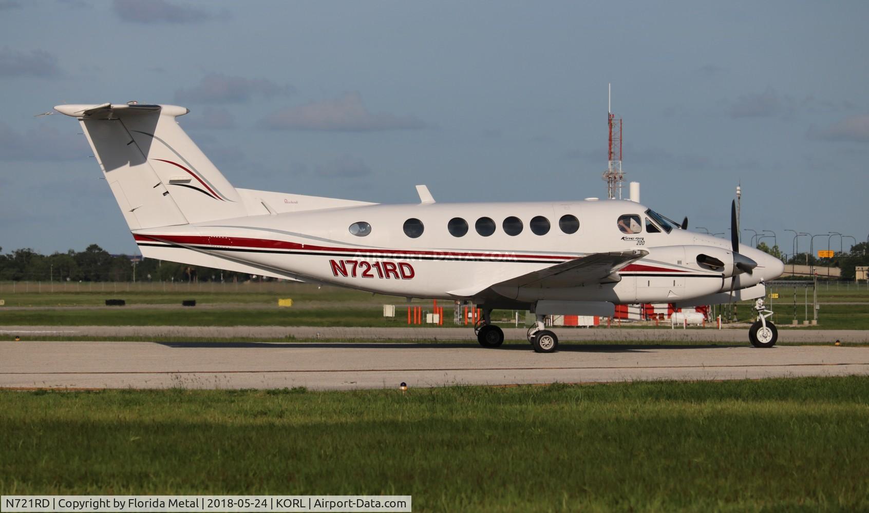 N721RD, 1980 Beech 200 C/N BB677, ORL spotting 2018