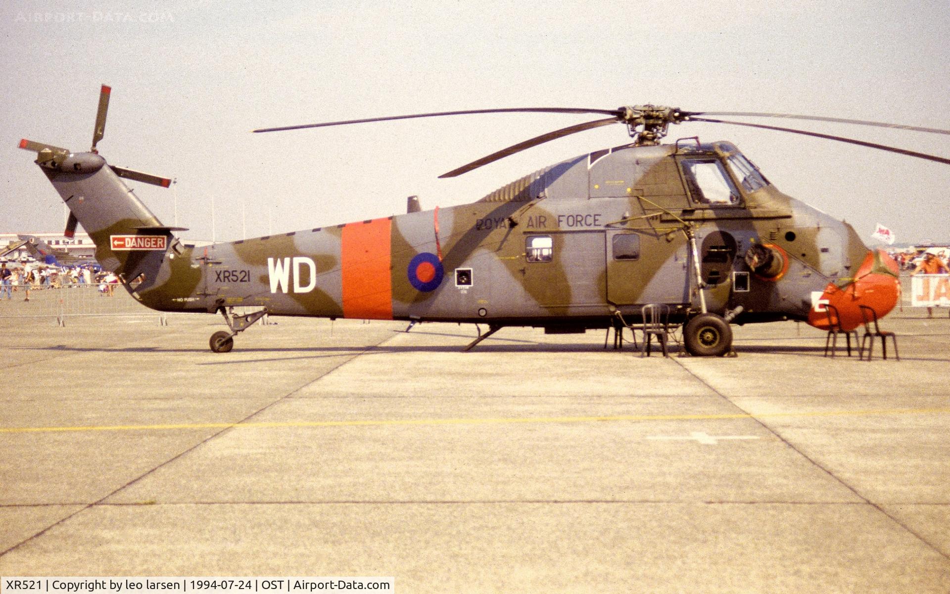XR521, 1964 Westland Wessex HC.2 C/N WA143, Ostende Air Show 24.7.1994