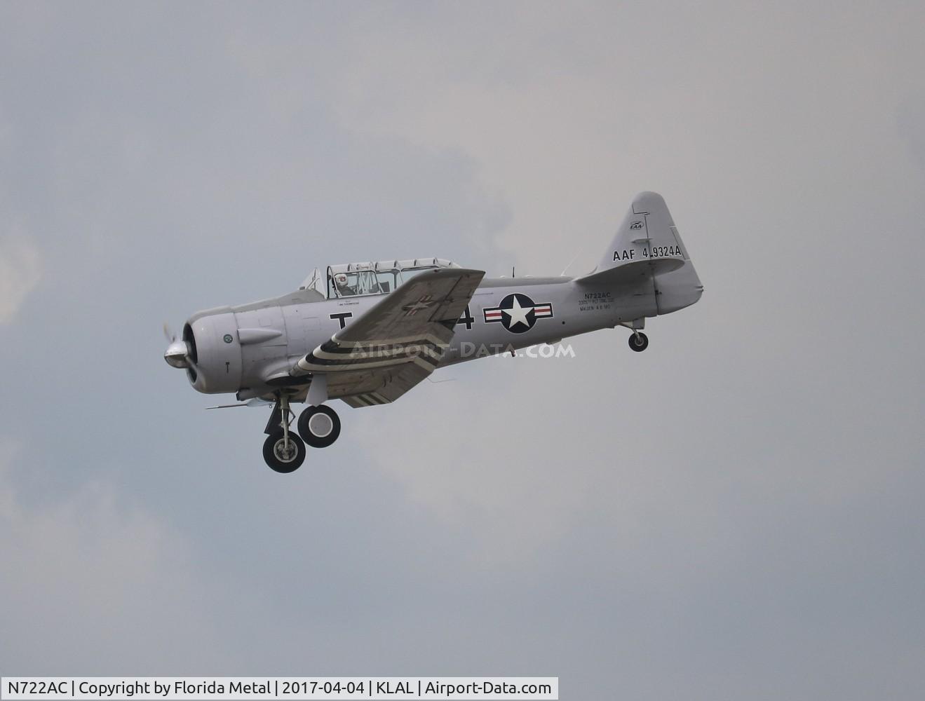 N722AC, North American AT-6G Texan C/N 168-346 (49-3242), SNF LAL 2017