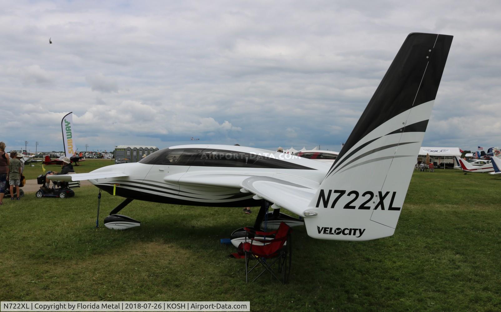N722XL, 2013 Velocity Velocity XL FG C/N 3FX038, EAA OSH 2018