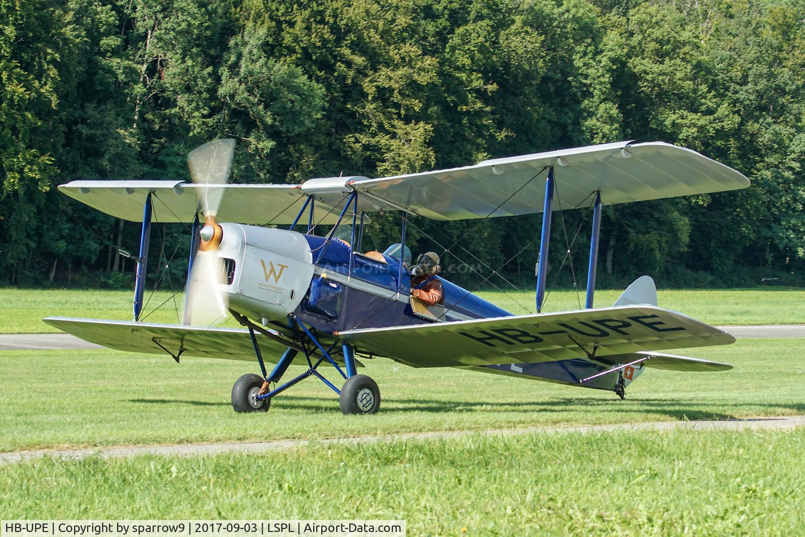 HB-UPE, 1934 De Havilland DH60G III MOTH MAJOR C/N 5078, Flugerchilbi Langenthal-Bleienbach