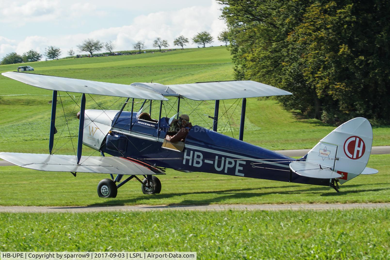 HB-UPE, 1934 De Havilland DH60G III MOTH MAJOR C/N 5078, Flugerchilbi Langenthal-Bleienbach