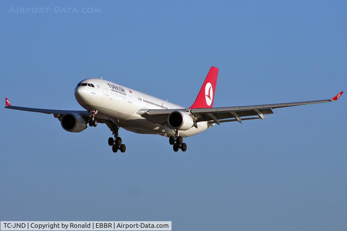 TC-JND, 2006 Airbus A330-203 C/N 754, at bru