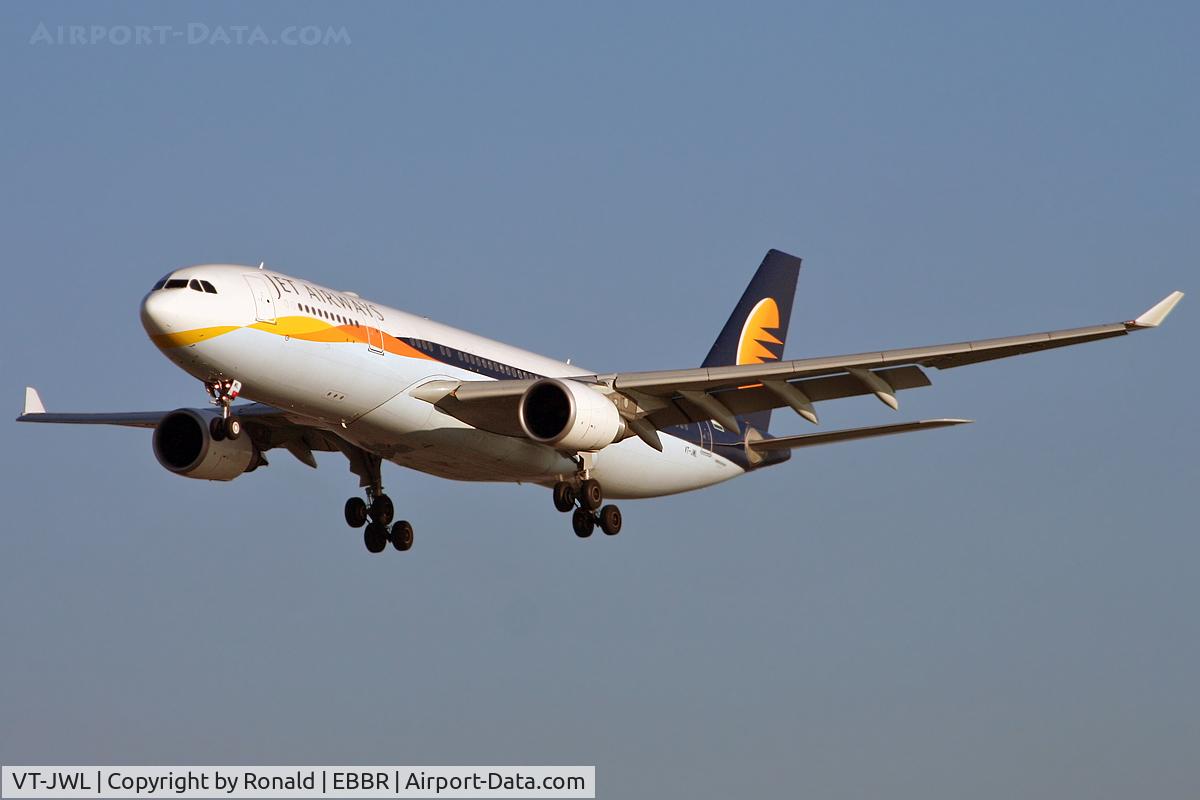VT-JWL, 2008 Airbus A330-203 C/N 901, at bru
