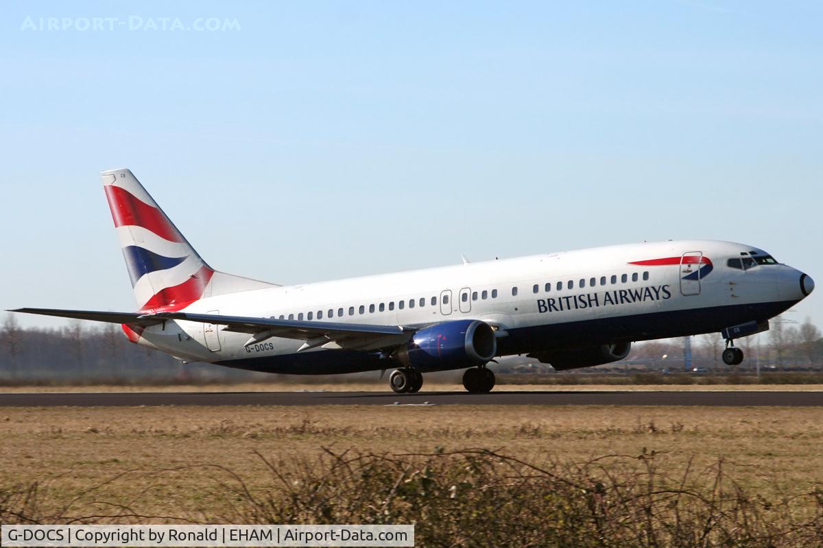 G-DOCS, 1992 Boeing 737-436 C/N 25852, at spl
