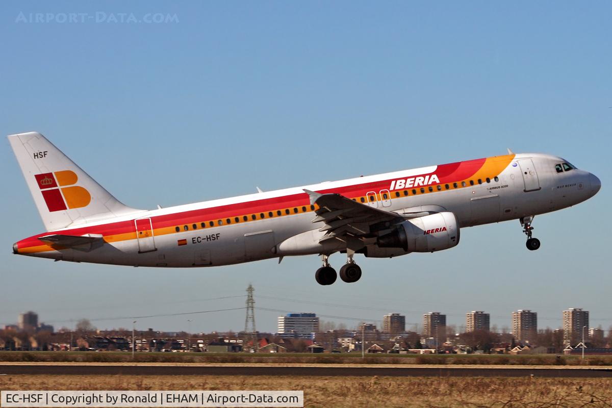 EC-HSF, 2000 Airbus A320-214 C/N 1255, at spl