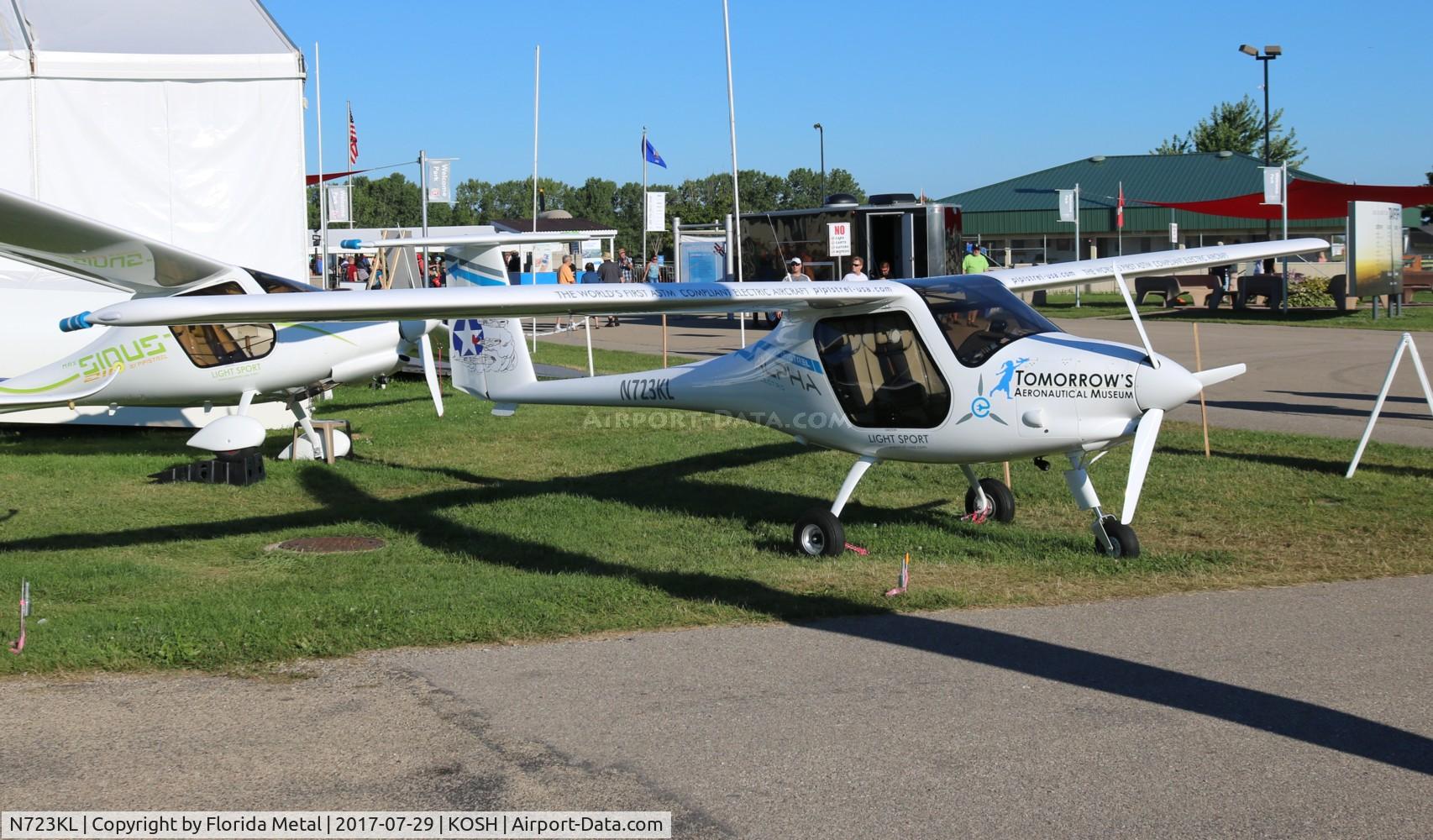 N723KL, Pipistrel Alpha Electro C/N 834 AE 60, EAA OSH 2017