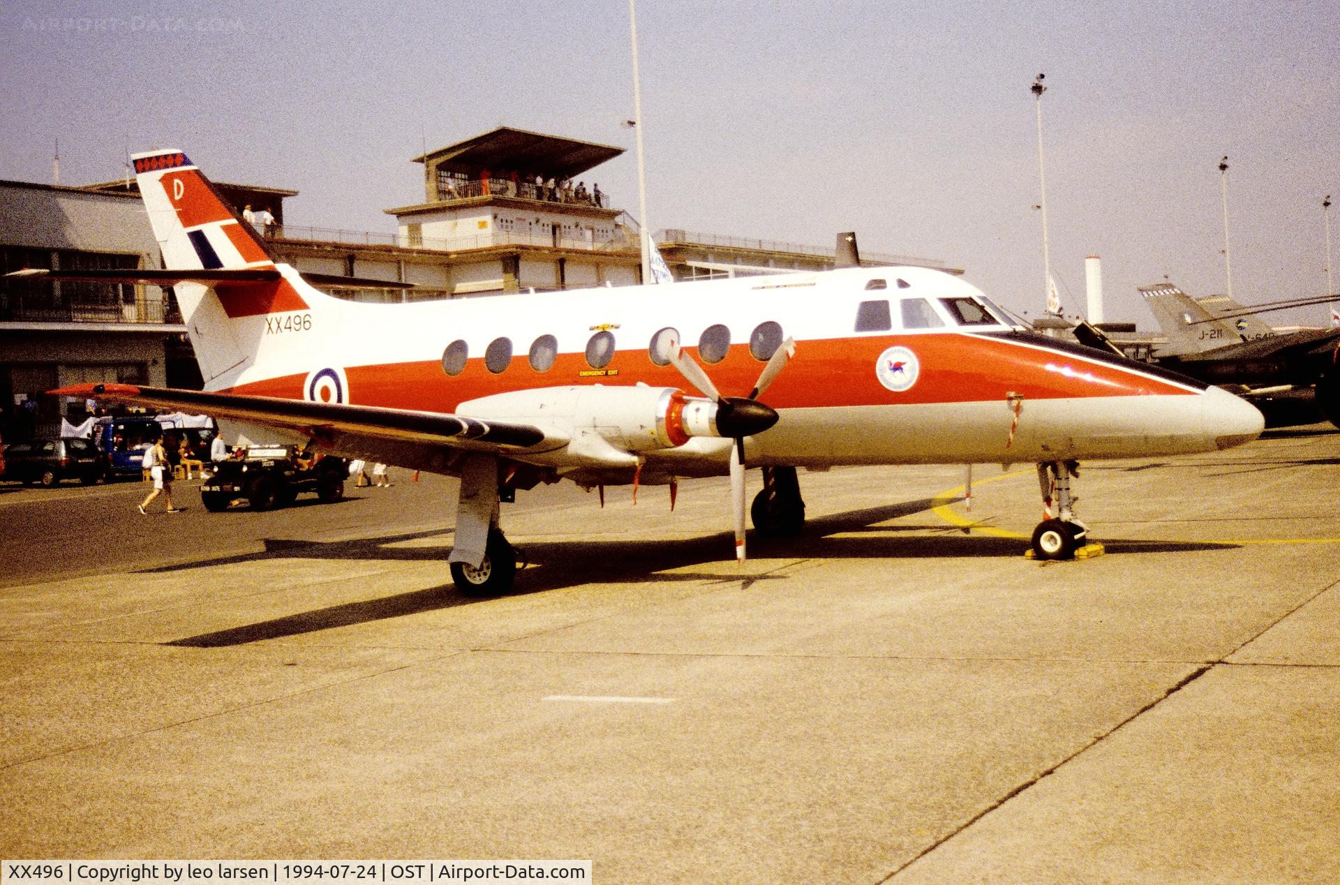 XX496, 1975 Scottish Aviation HP-137 Jetstream T.1 C/N 276, Ostende Air Show 24.7.1994