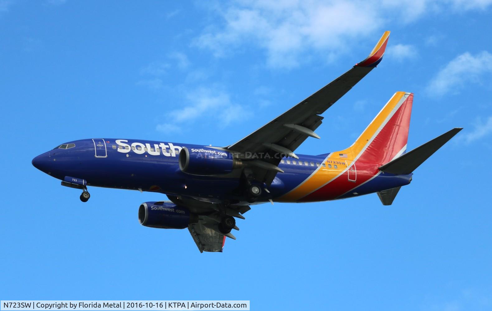N723SW, 1999 Boeing 737-7H4 C/N 27855, TPA spotting 2016