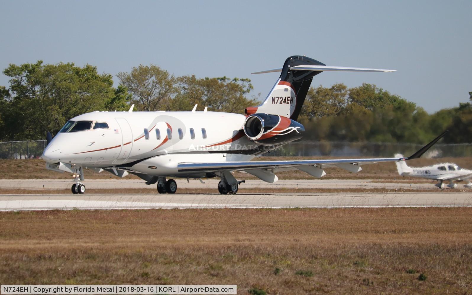 N724EH, 2016 Bombardier Challenger 350 (BD-100-1A10) C/N 20613, ORL spotting 2018