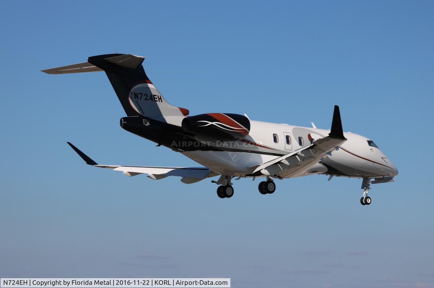 N724EH, 2016 Bombardier Challenger 350 (BD-100-1A10) C/N 20613, ORL spotting 2016