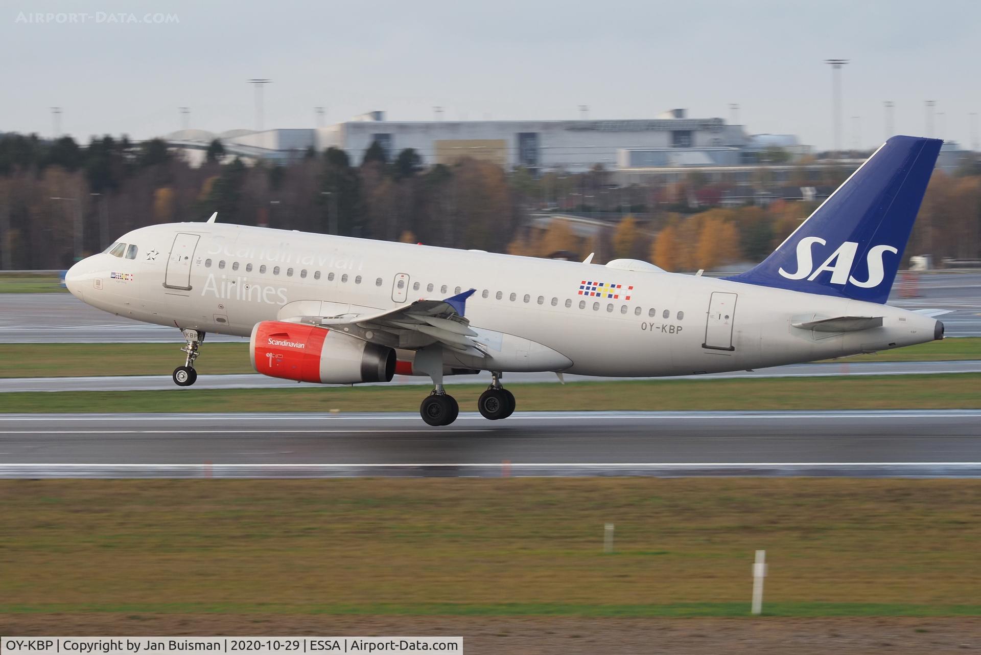 OY-KBP, 2006 Airbus A319-132 C/N 2888, SAS