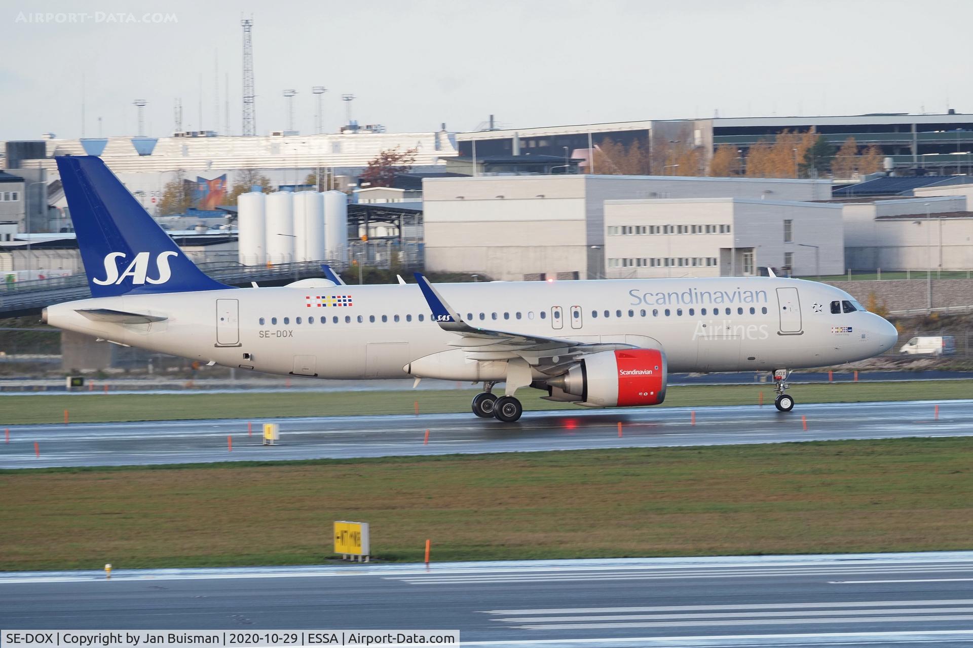 SE-DOX, 2017 Airbus A320-251N C/N 7489, SAS
