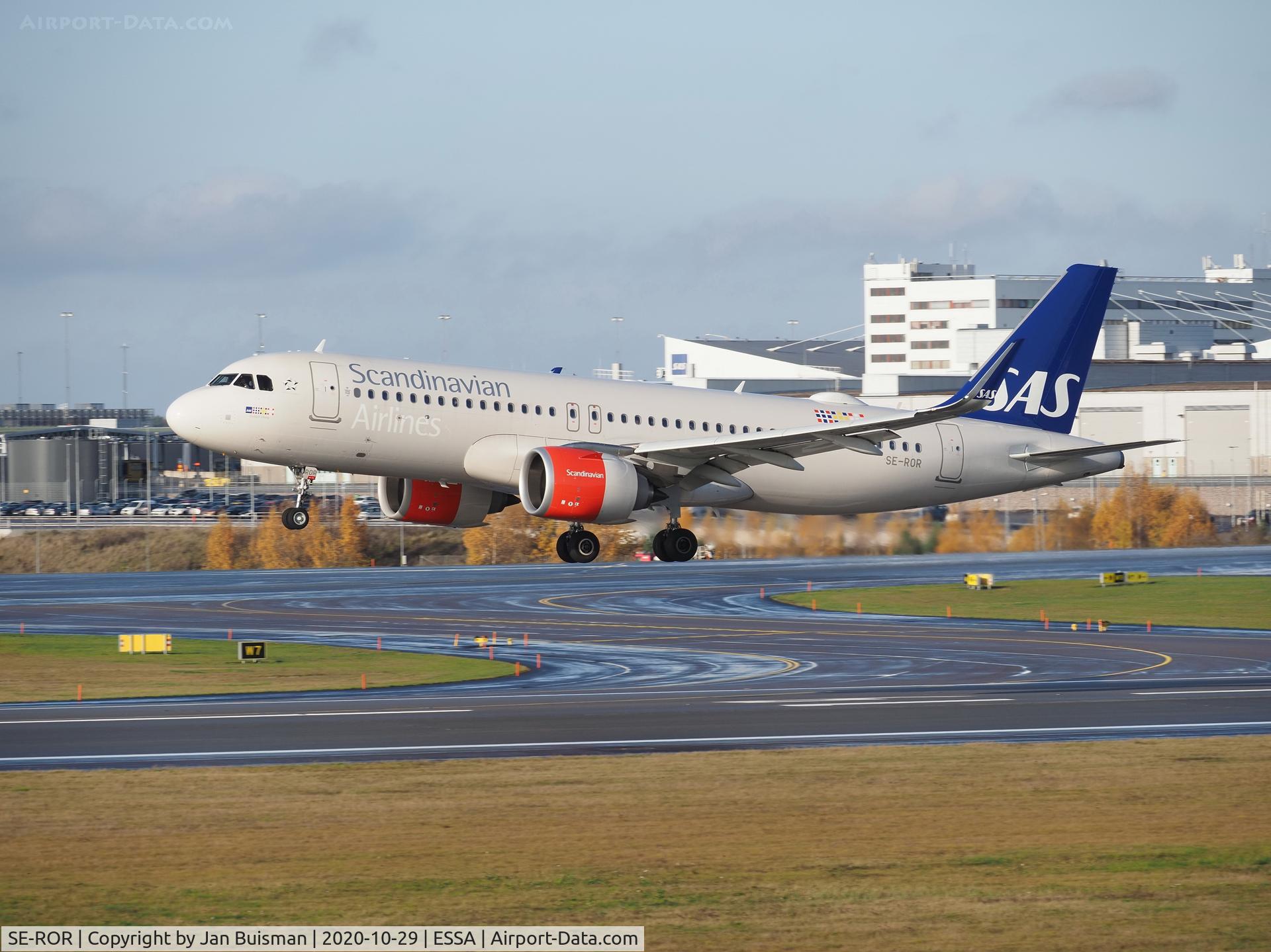 SE-ROR, 2019 Airbus A320-251N C/N 8949, SAS