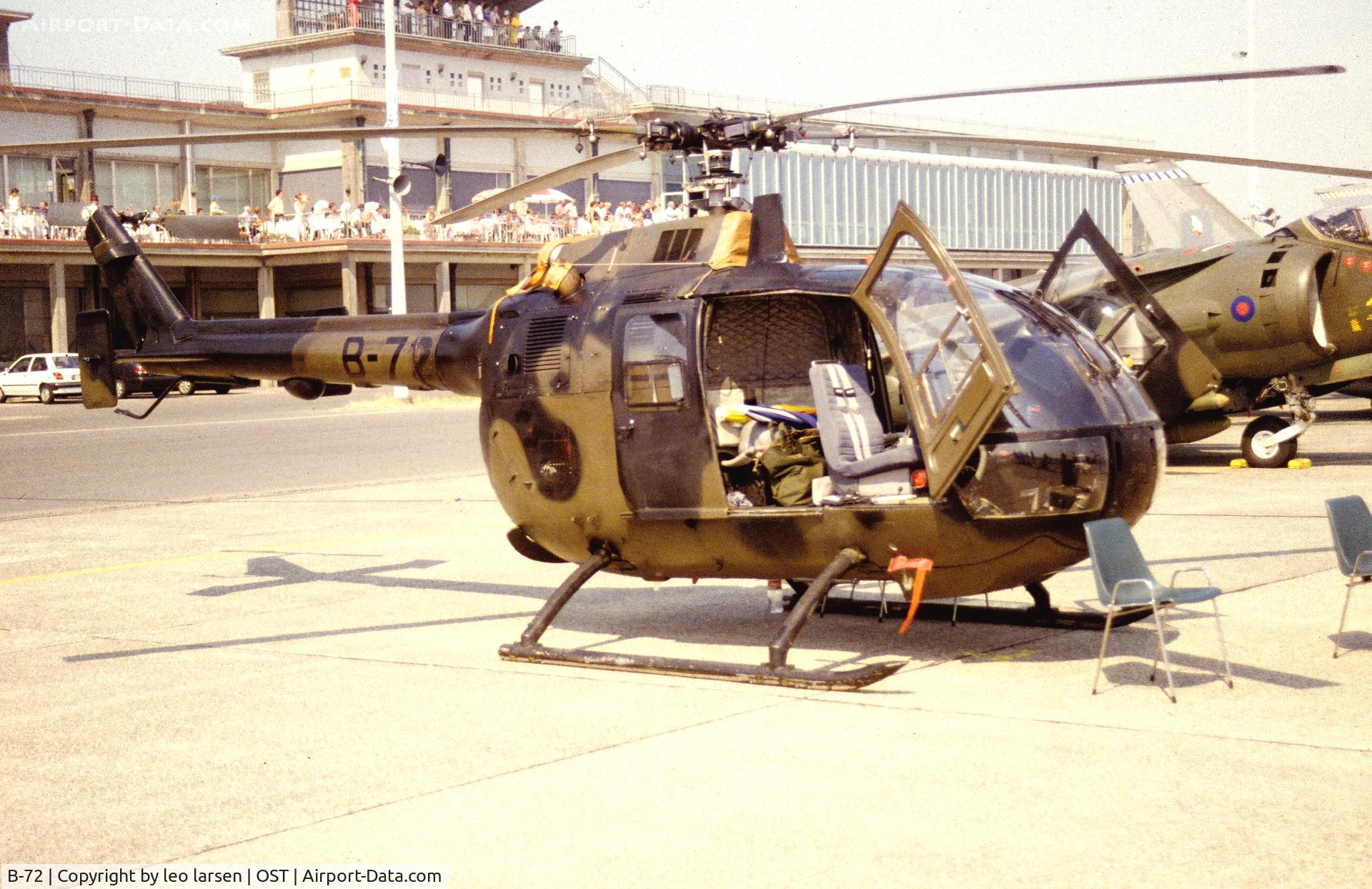 B-72, MBB Bo-105CB-4 C/N S-272, Ostende Air Show 24.7.1994