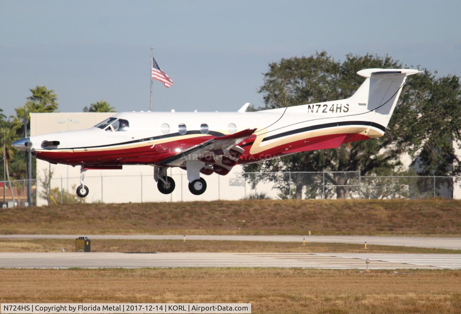 N724HS, 2015 Pilatus PC-12/47E C/N 1527, ORL spotting 2017