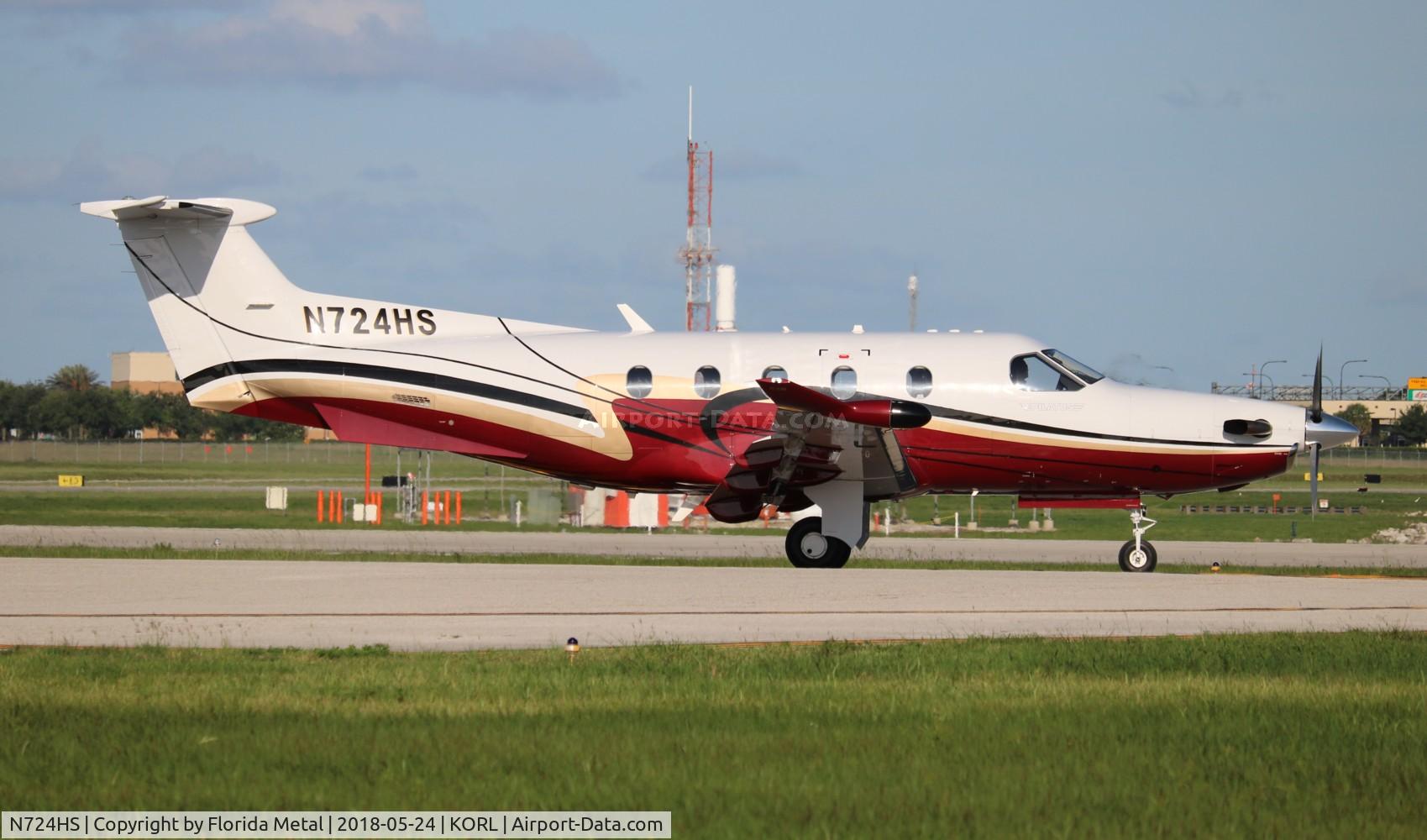 N724HS, 2015 Pilatus PC-12/47E C/N 1527, ORL spotting 2018