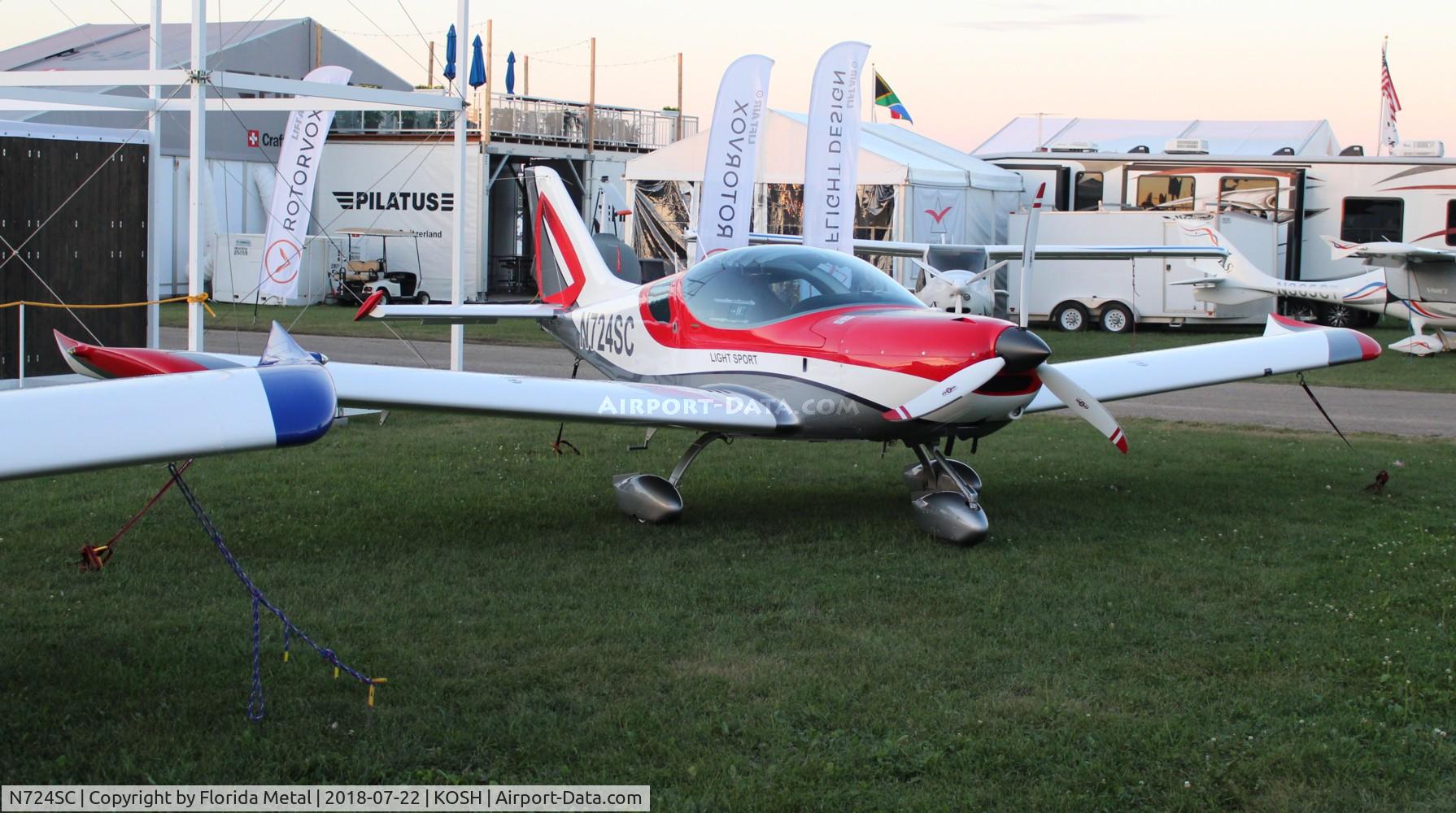 N724SC, 2017 Czech Sport Aircraft SportCruiser C/N C0594, EAA OSH 2018