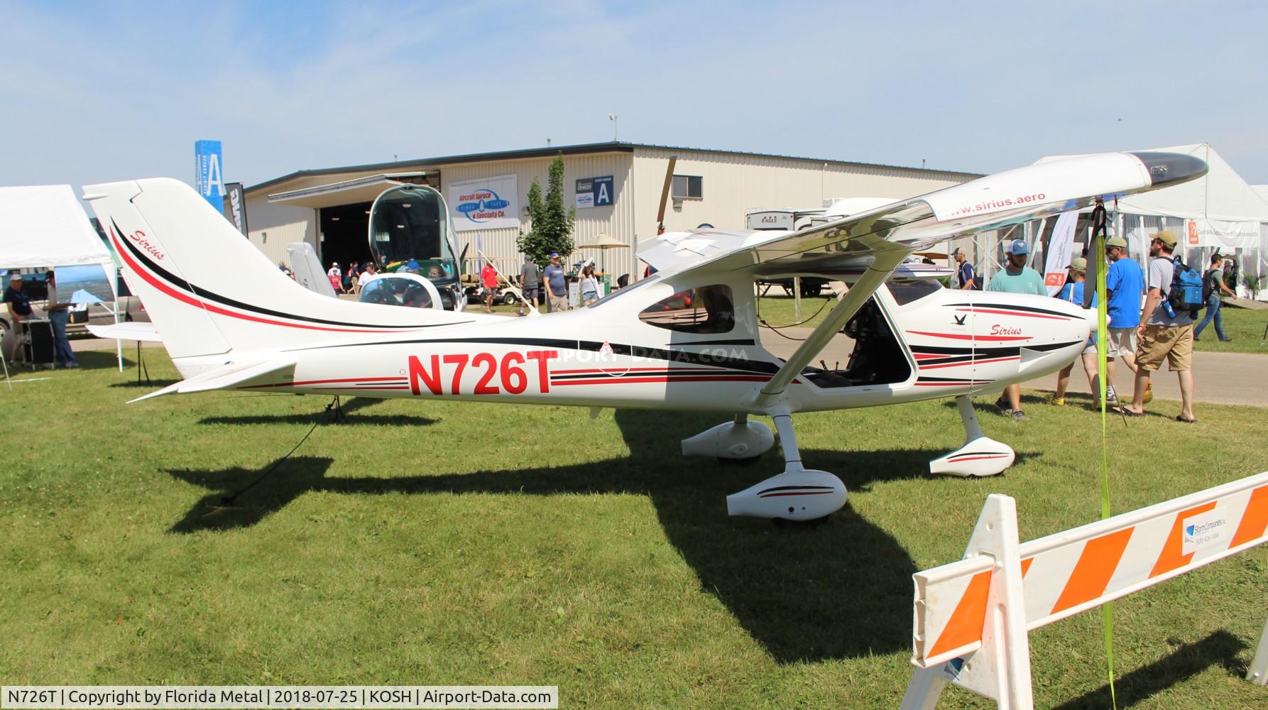 N726T, TL Ultralight TL-3000 Sirius C/N TLUSA180, EAA OSH 2018