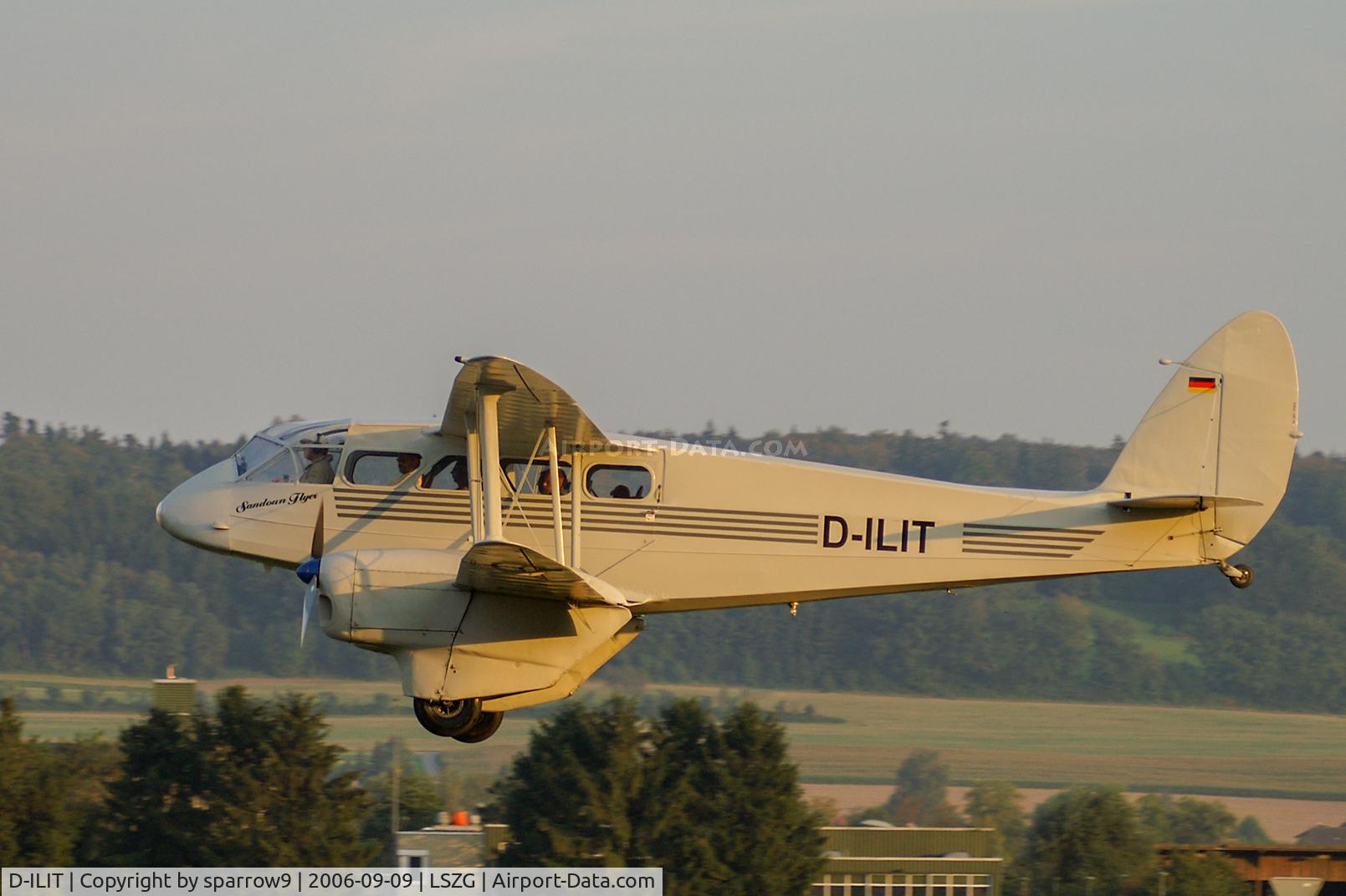 D-ILIT, 1945 De Havilland DH-89A Dominie/Dragon Rapide C/N 6879, At Grenchen.