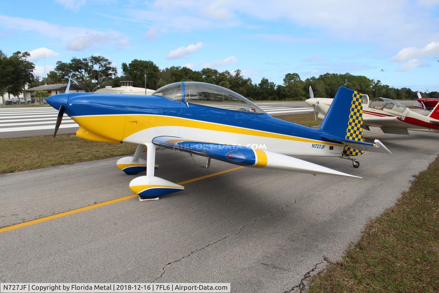 N727JF, 1998 Vans RV-8 C/N 80551, Spruce Creek 2018