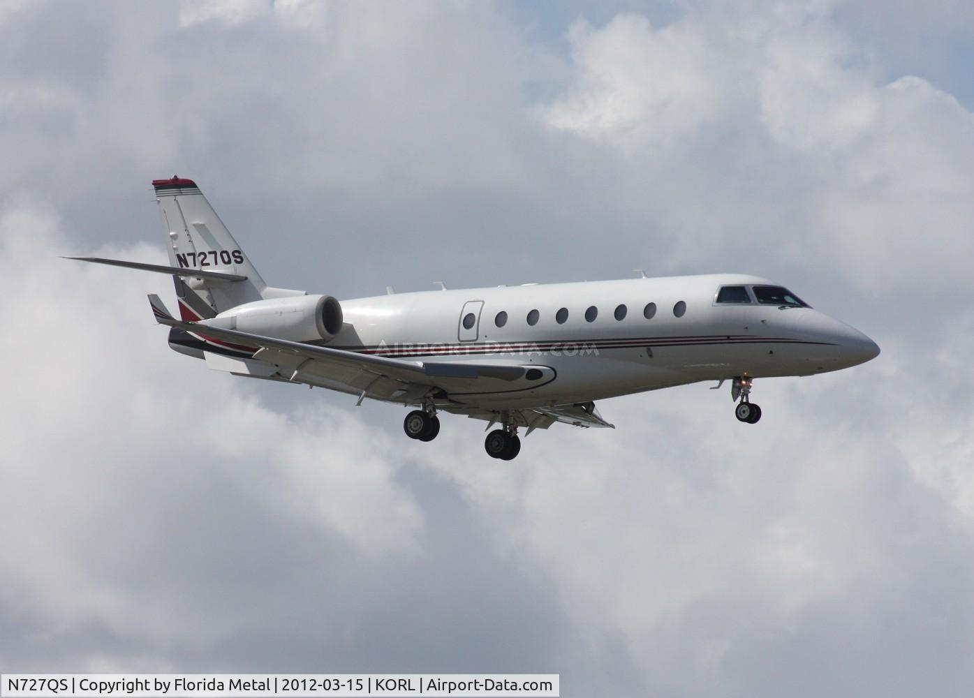 N727QS, 2005 Israel Aircraft Industries Gulfstream 200 C/N 113, ORL spotting 2012