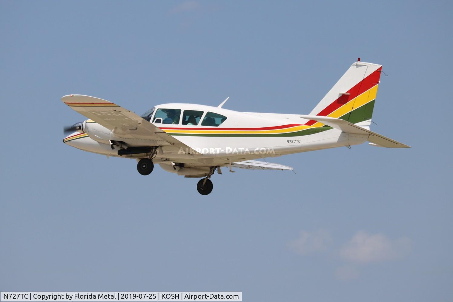 N727TC, 1976 Piper PA-23-250 C/N 27-7654107, EAA OSH 2019