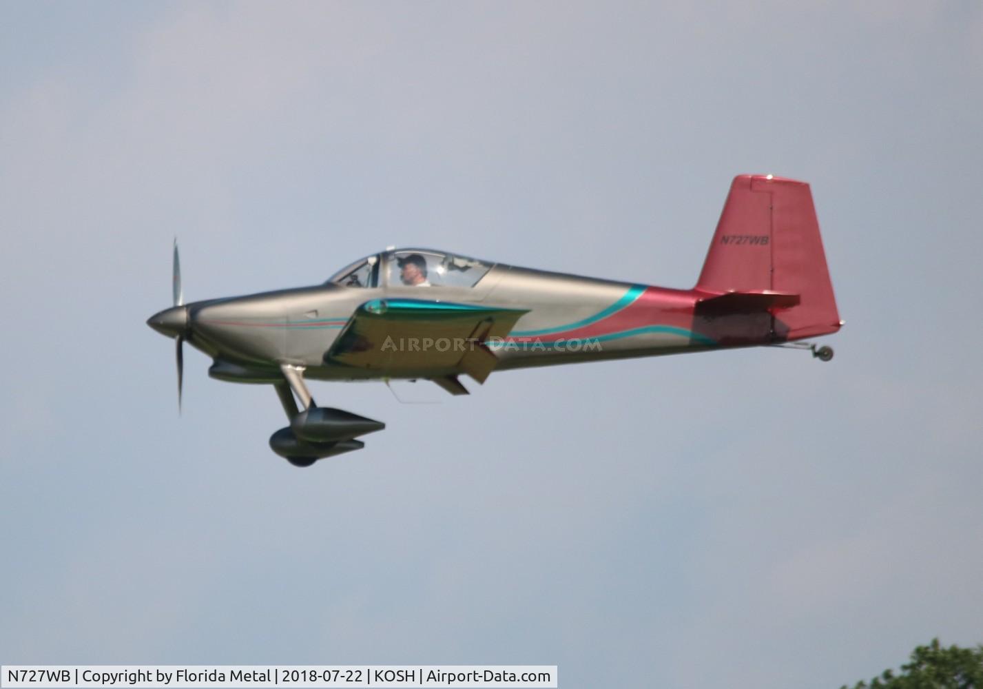 N727WB, 2005 Vans RV-7 C/N 70090, EAA OSH 2018