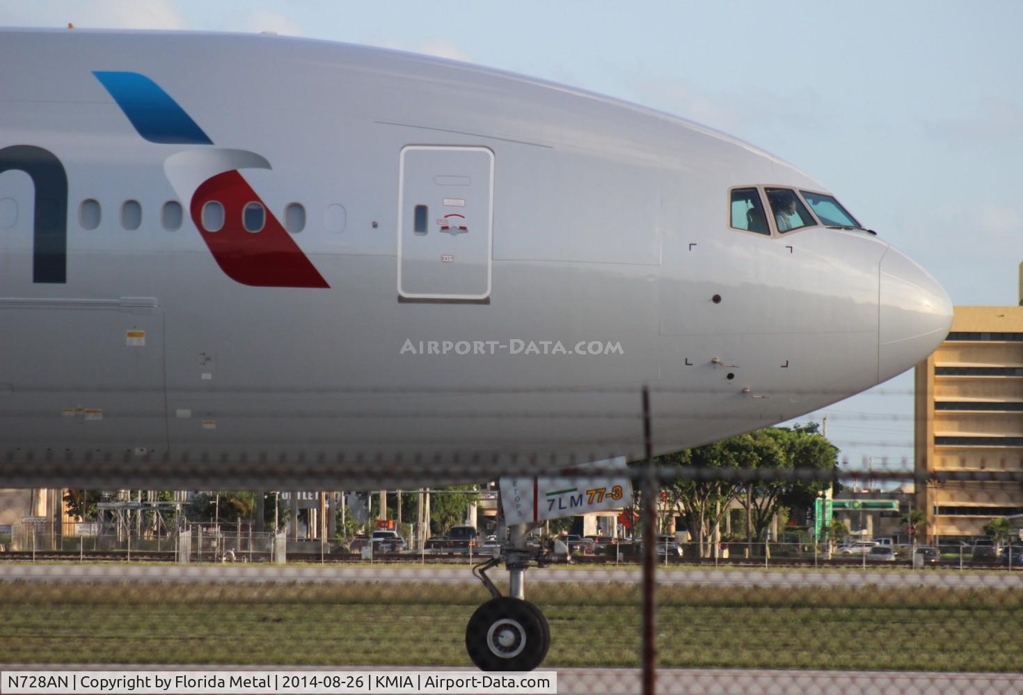 N728AN, 2014 Boeing 777-323/ER C/N 31553, MIA spotting 2014