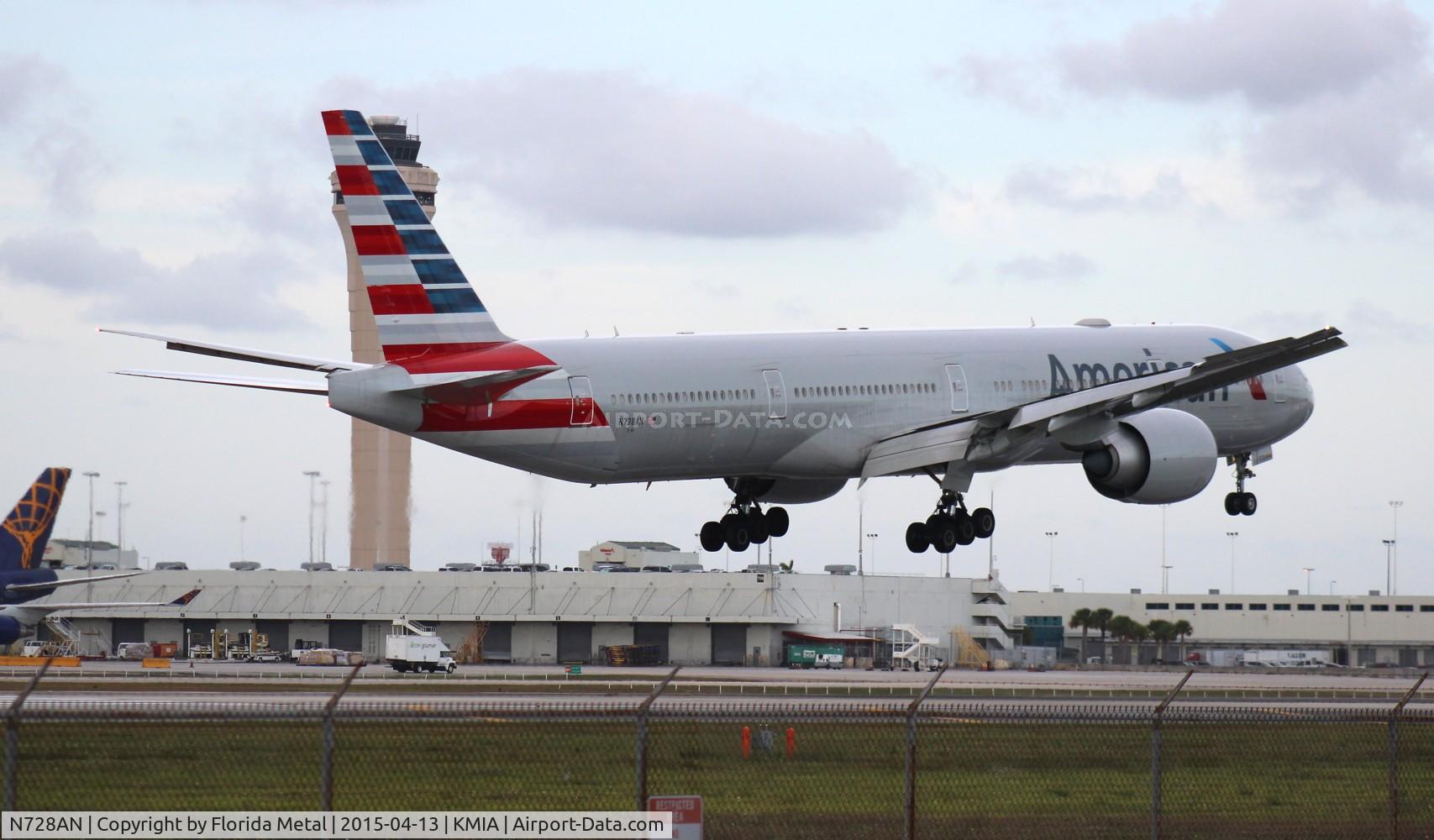 N728AN, 2014 Boeing 777-323/ER C/N 31553, MIA spotting 2015