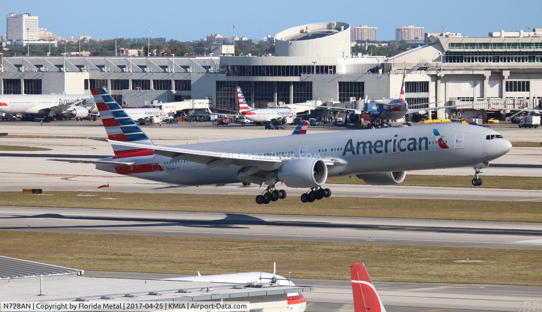 N728AN, 2014 Boeing 777-323/ER C/N 31553, MIA spotting 2017