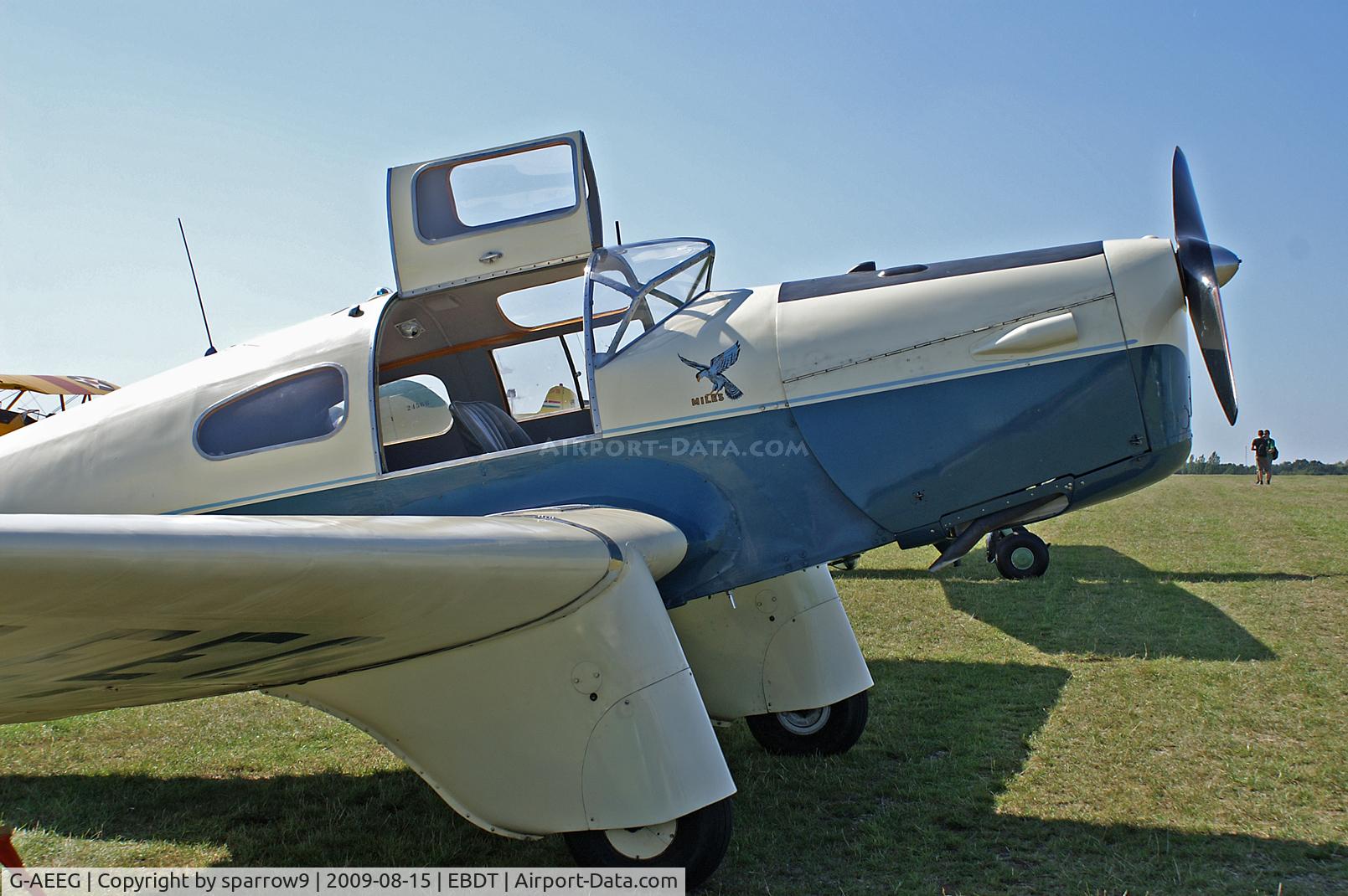 G-AEEG, 1936 Miles M-3A Falcon Major C/N 216, Schaffen-Diest