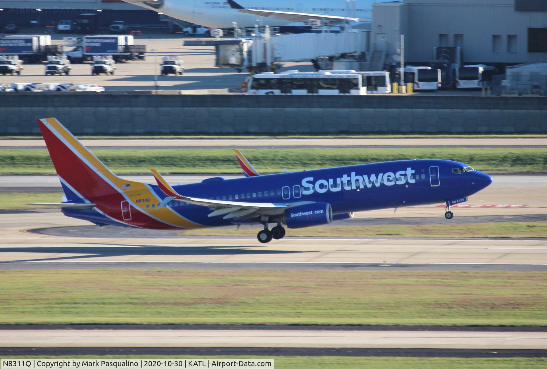 N8311Q, 2012 Boeing 737-8H4 C/N 38808, Boeing 737-8H4