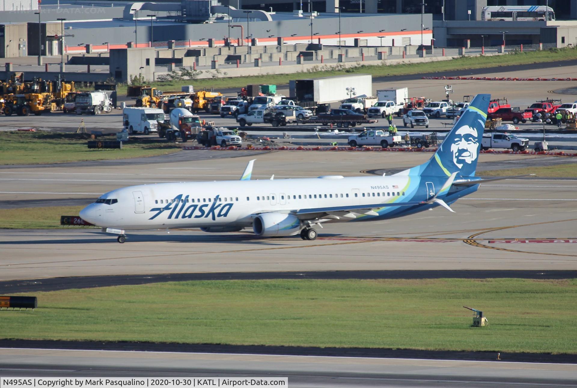 N495AS, 2016 Boeing 737-900/ER C/N 41728, Boeing 737-990/ER