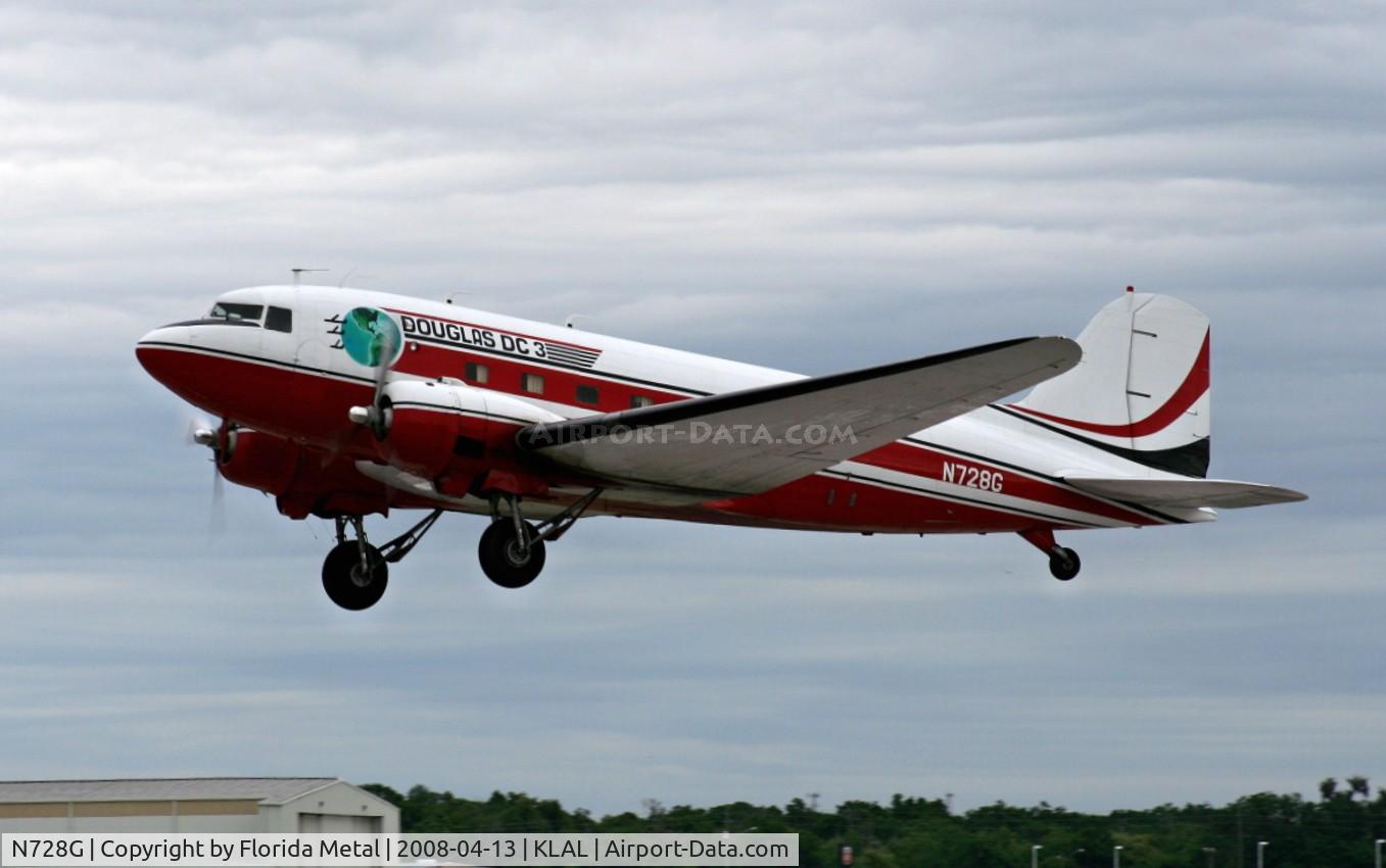 N728G, 1942 Douglas DC-3C (C-47-DL) C/N 4359, SNF LAL 2008