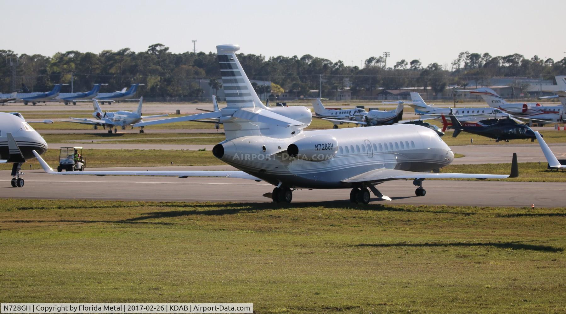 N728GH, 2011 Dassault Falcon 7X C/N 028, DAB spotting 2017
