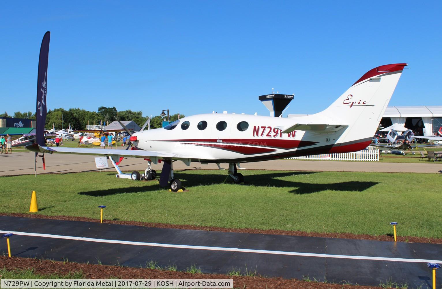N729PW, 2015 Epic Aircraft Epic LT C/N 051, EAA OSH 2017