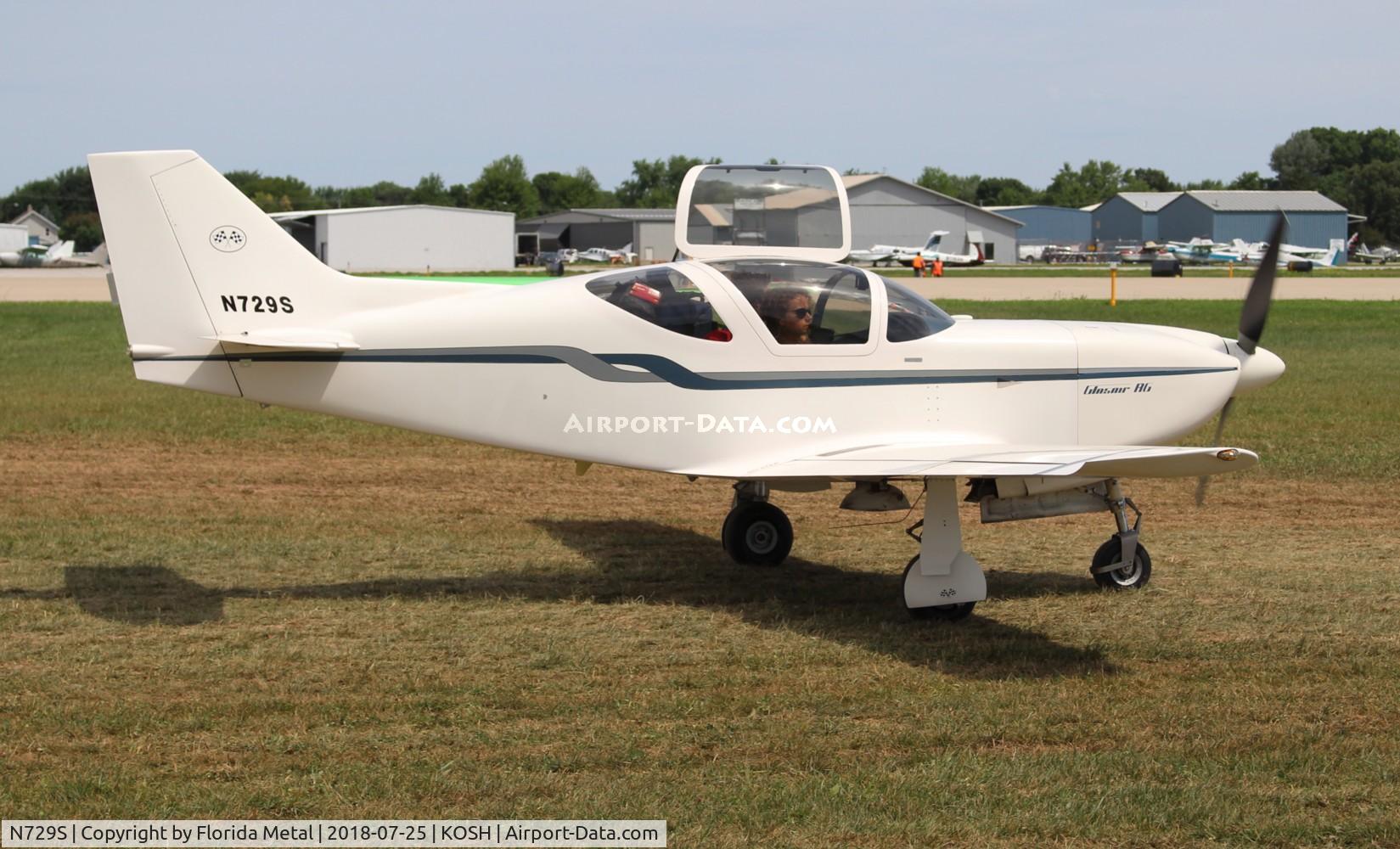 N729S, 1986 Stoddard-Hamilton Glasair RG C/N 455R, EAA OSH 2018