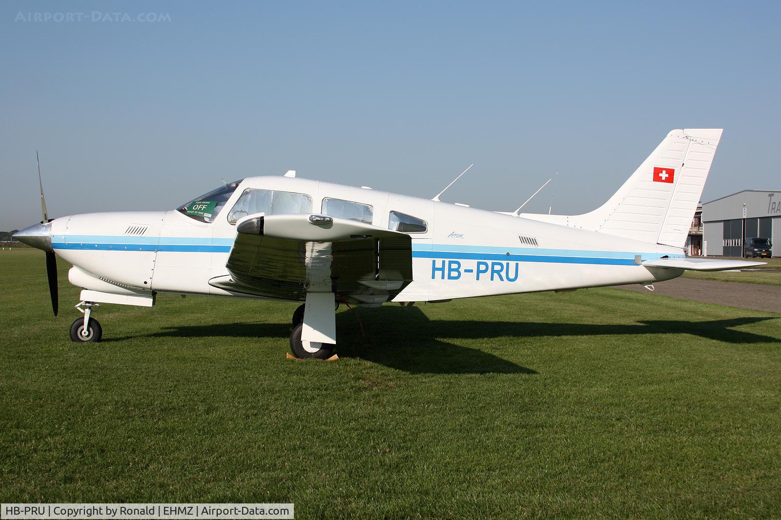 HB-PRU, 1989 Piper PA-28R-201T Cherokee Arrow III C/N 28-03004, at ehmz