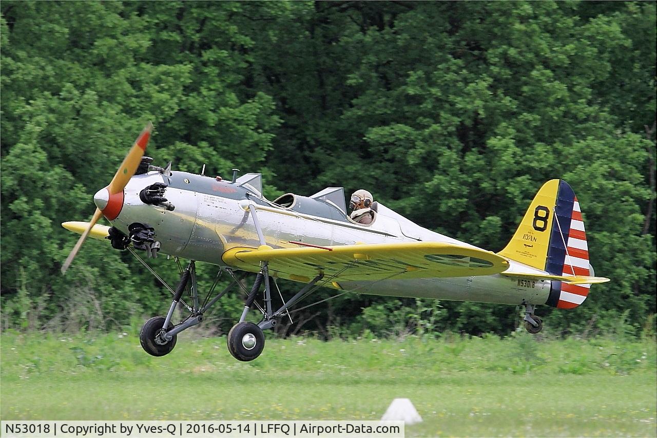 N53018, 1941 Ryan Aeronautical ST3KR C/N 1164, Ryan Aeronautical ST3KR, Take off rwy 28, La Ferté-Alais airfield (LFFQ) Airshow 2016