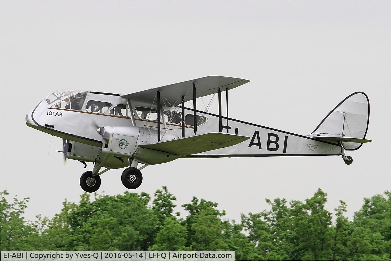 EI-ABI, 1936 De Havilland DH-84 Dragon 2 C/N 6105, De Havilland DH-84 Dragon 2, Take off rwy 28, La Ferté-Alais airfield (LFFQ) Air show 2016