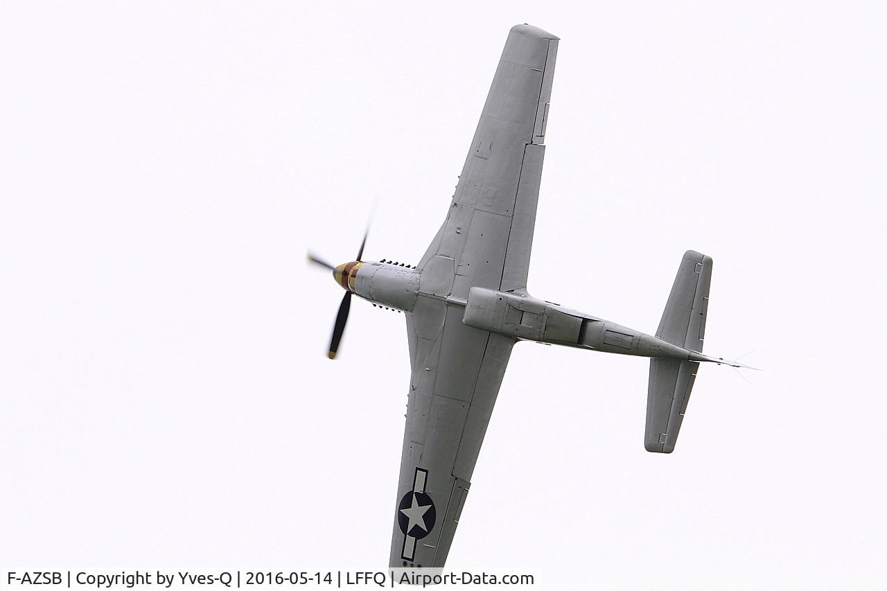 F-AZSB, 1944 North American P-51D Mustang C/N 122-40967, North American P-51D Mustang, On display, La Ferté-Alais (LFFQ) Air show 2016