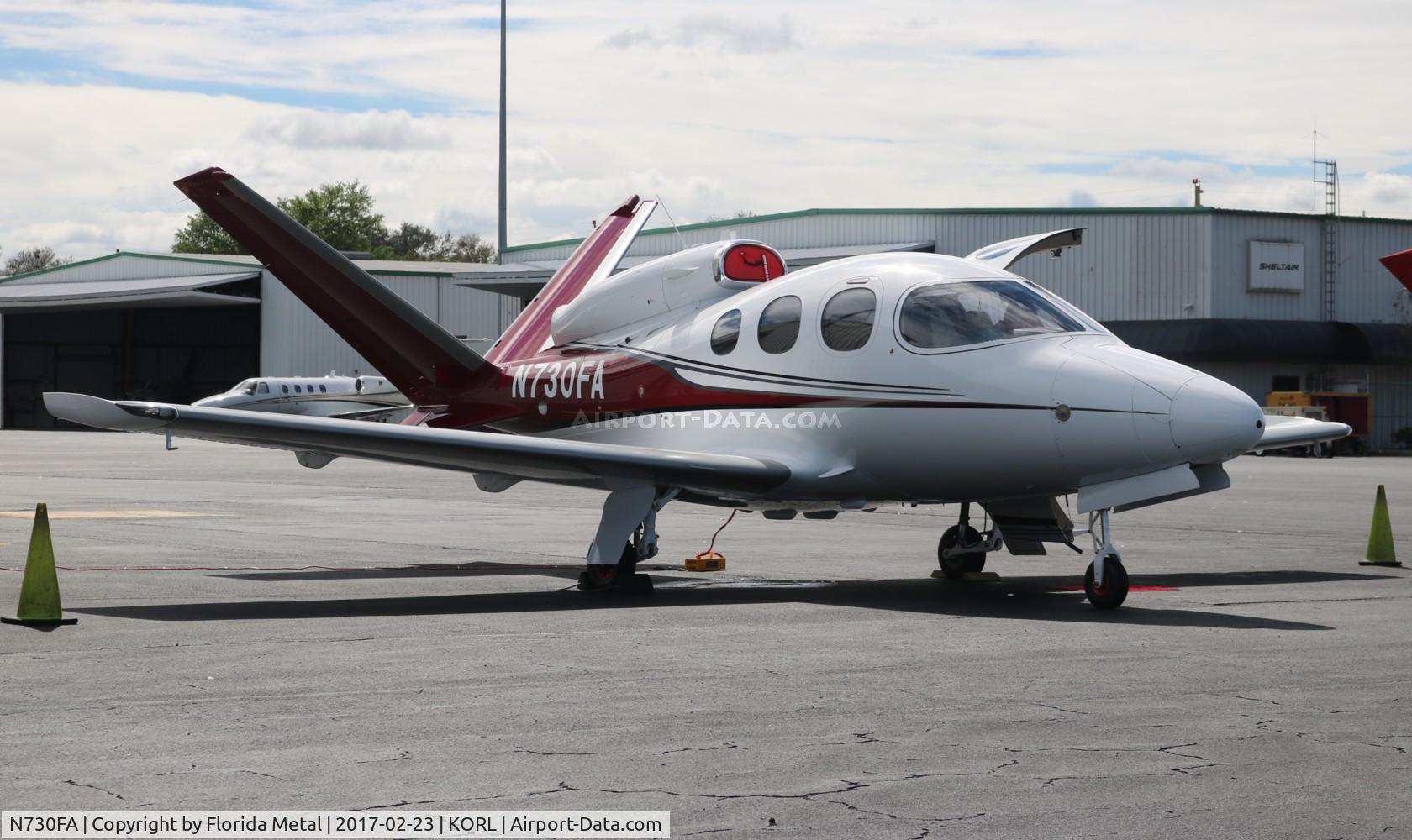 N730FA, 2015 Cirrus SF50 Vision C/N 0008, ORL spotting 2017