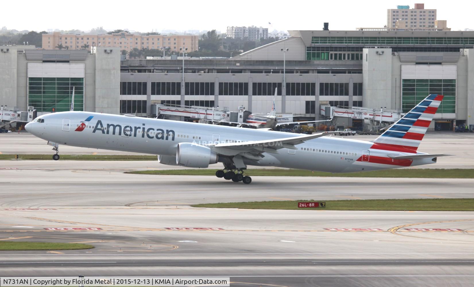 N731AN, 2014 Boeing 777-323/ER C/N 33523, MIA spotting 2015