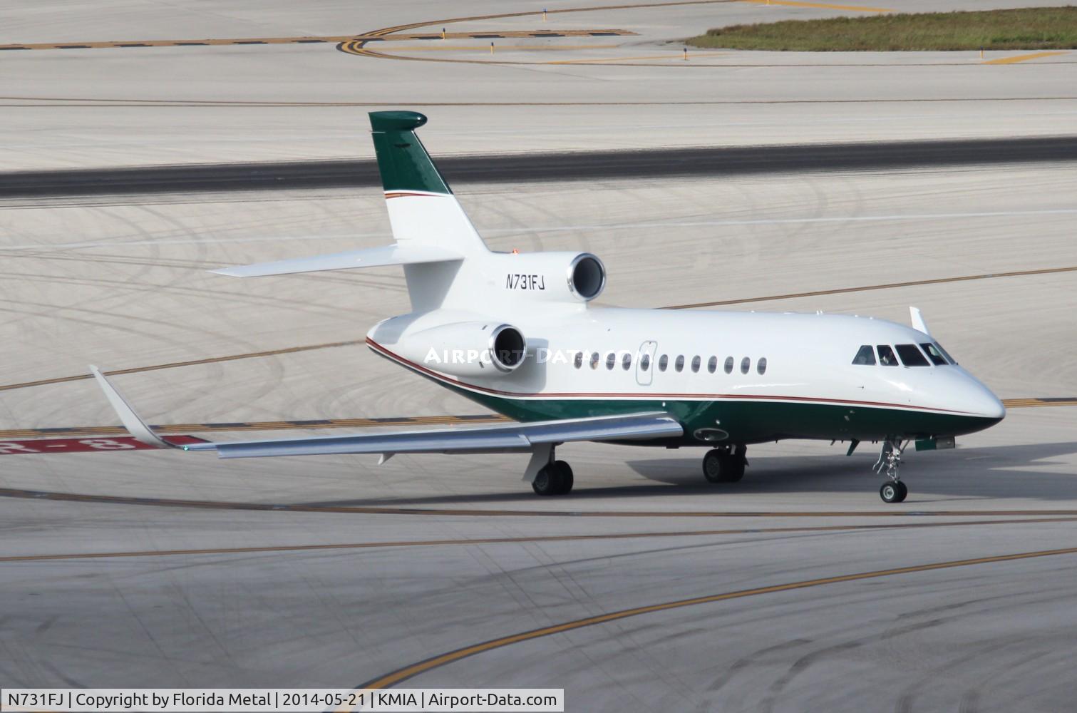 N731FJ, 2006 Dassault Falcon 900EX C/N 163, MIA spotting 2014