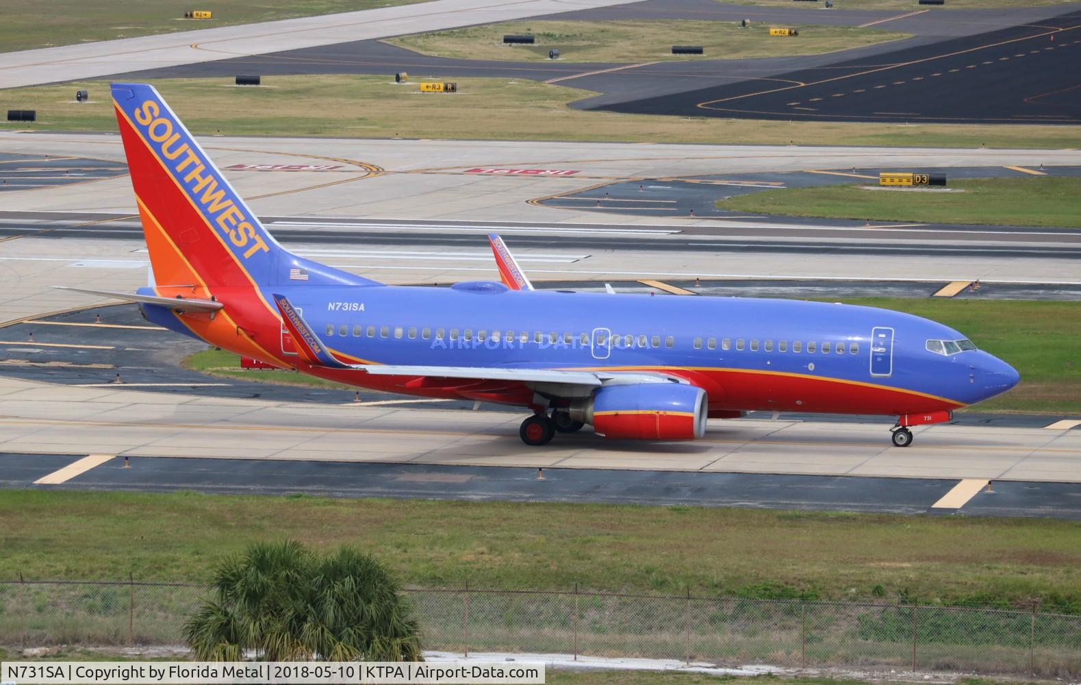 N731SA, 1999 Boeing 737-7H4 C/N 27863, TPA spotting 2018
