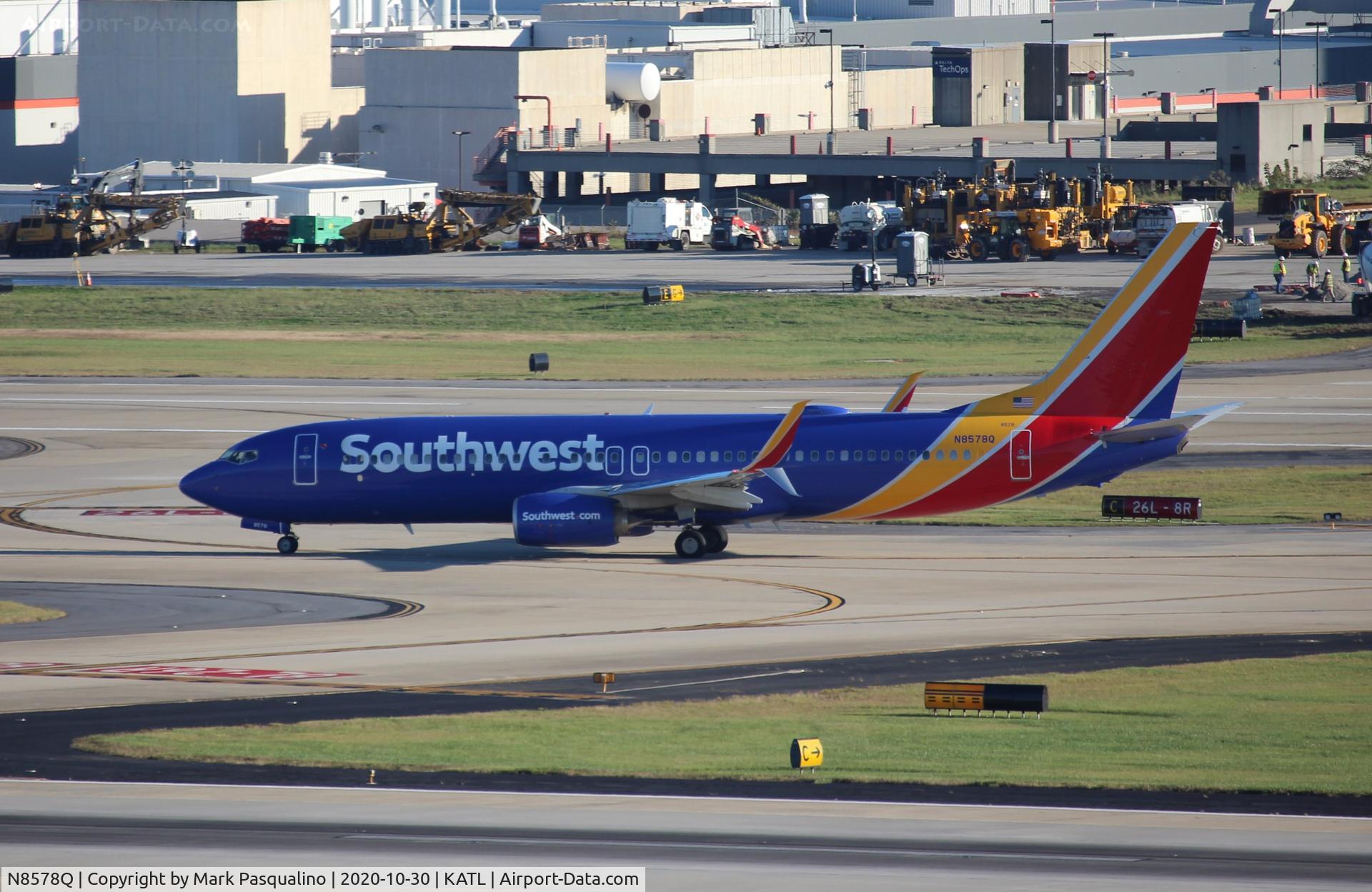 N8578Q, 2018 Boeing 737-8H4 C/N 64349, Boeing 737-8H4