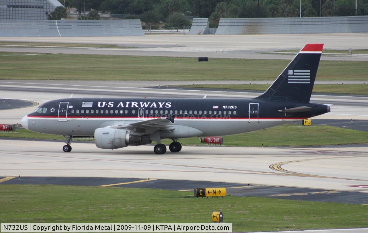N732US, 2000 Airbus A319-112 C/N 1203, TPA spotting 2009