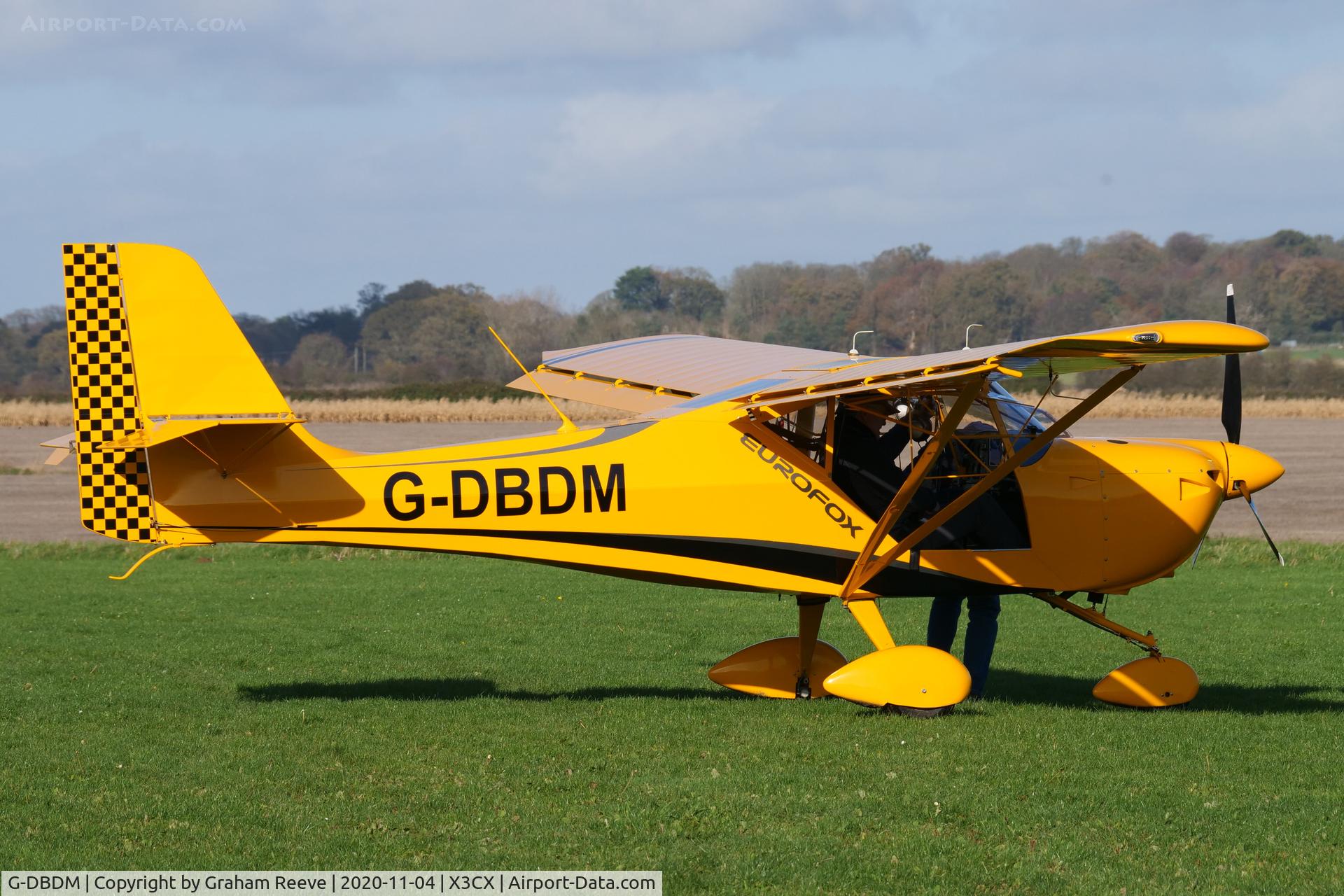 G-DBDM, 2019 Ascent Industries EuroFOX 3K C/N 56919, Parked at Northrepps.